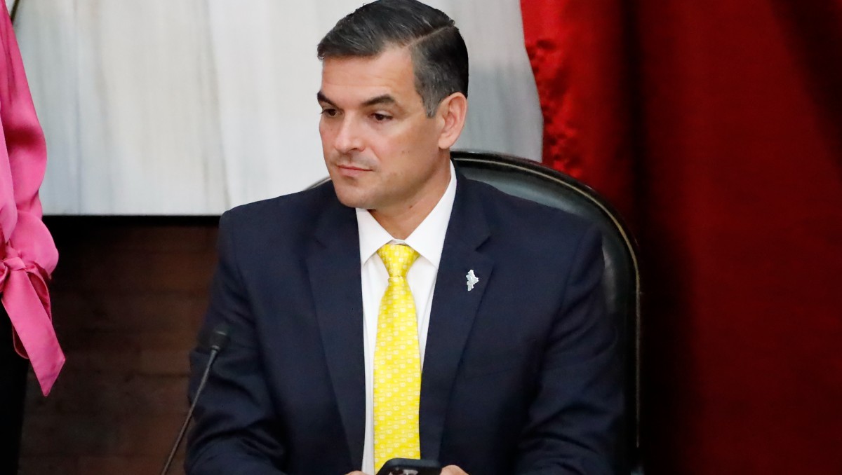 El presidente del Congreso de Nuevo León, Mauro Guerra Villarreal. Foto: Jorge López