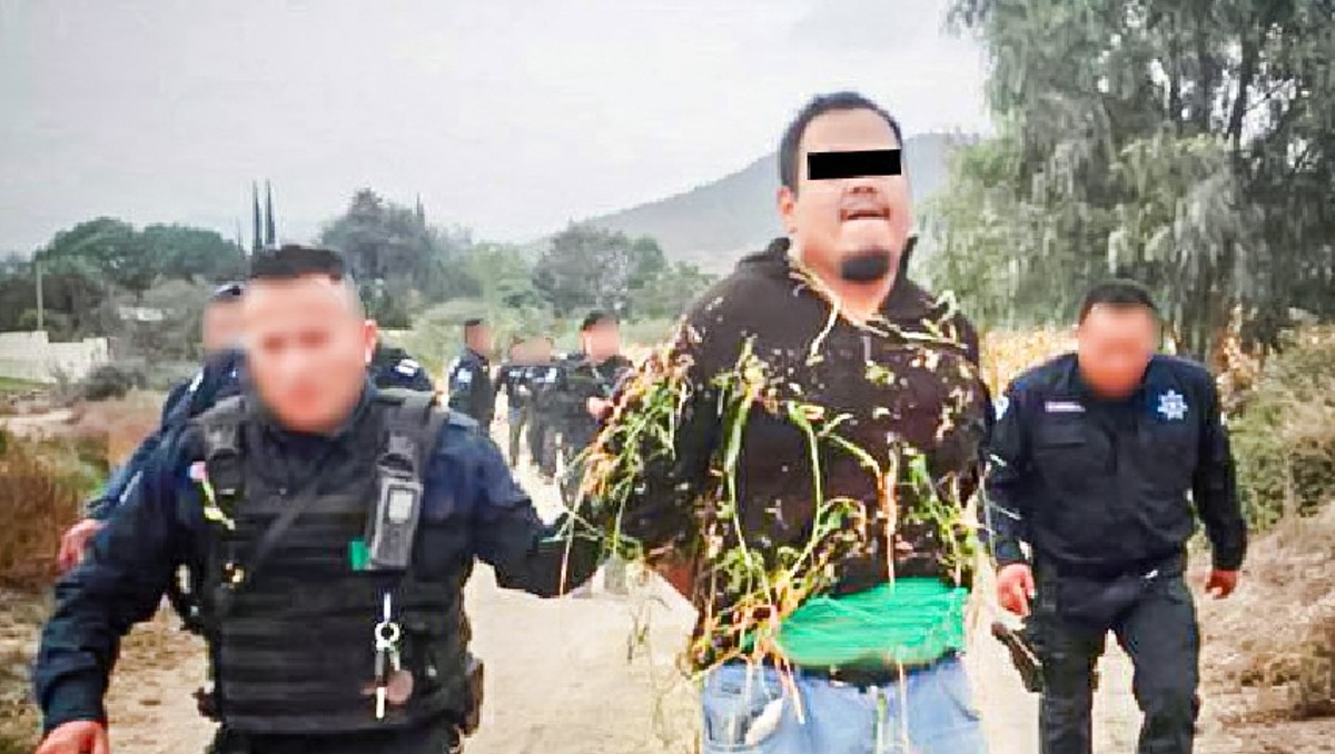 Presunto feminicida fue detenido en Tasquillo.
