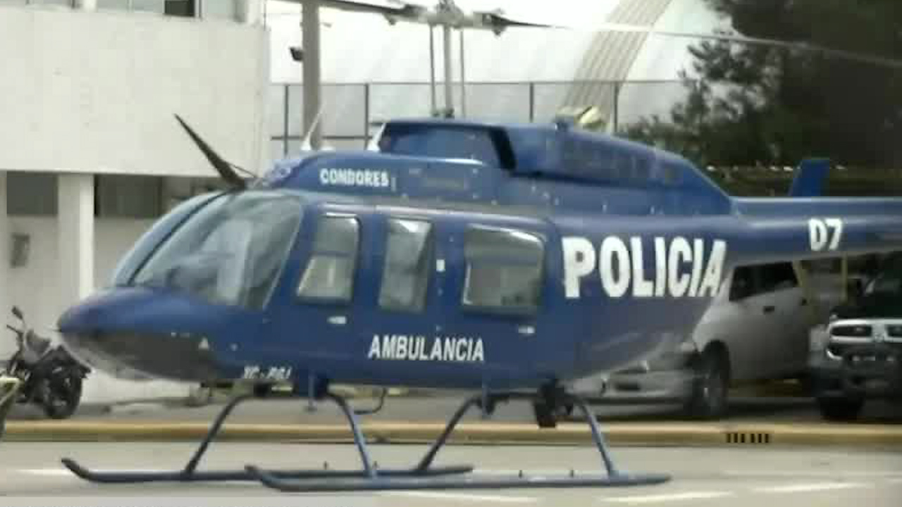 Salen helicópteros de la policía de CdMx en apoyo a damnificados por 'Otis'