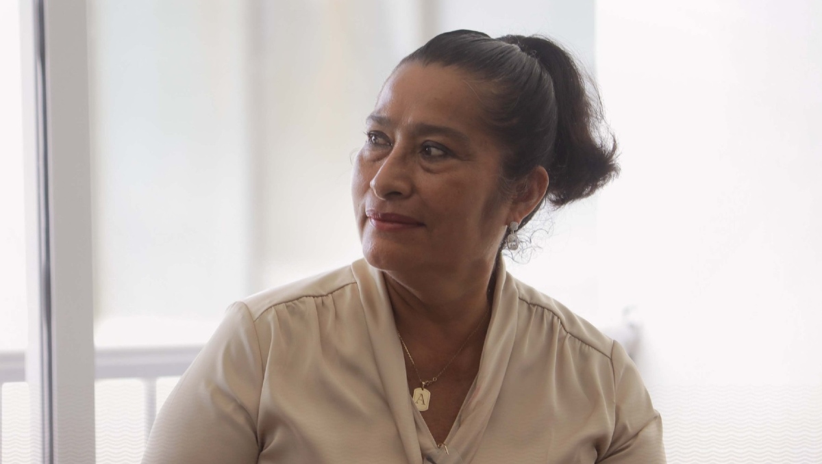 La alcaldesa de Acapulco, Avelina López, reapareció tras el impacto del huracán 'Otis'.| Facebook
