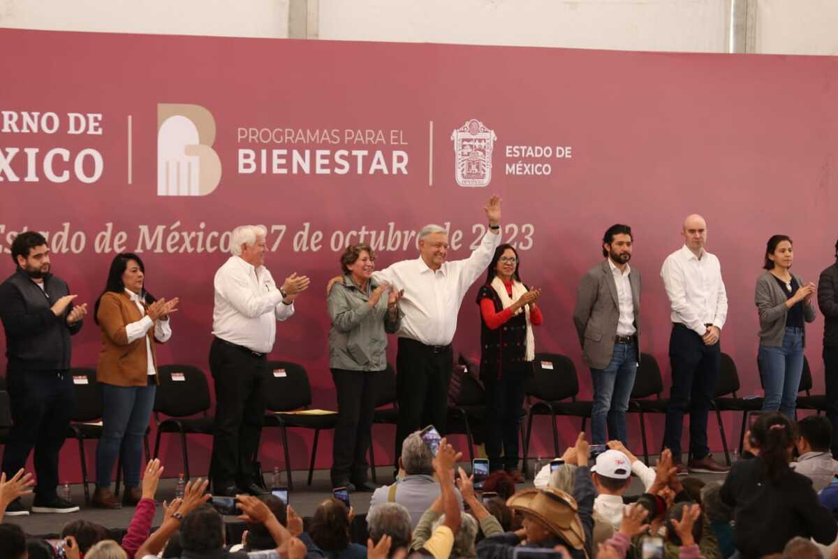 AMLO en evento sobre los Programas para el Bienestar en La Paz, Edomex | Octavio Hoyos