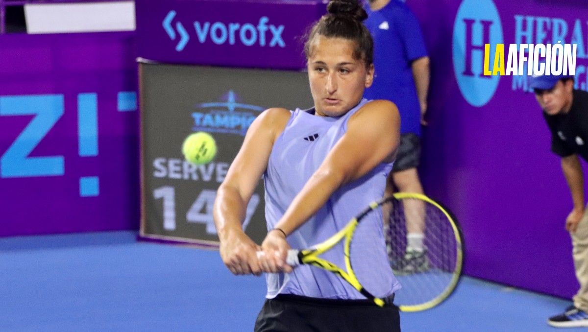 Emina Bektas sigue con las sorpresas en el Abierto de Tenis en Tampico.