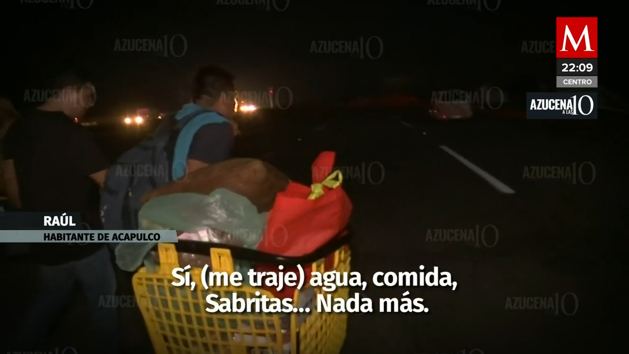 Damnificados saquean tiendas de conveniencia en Acapulco