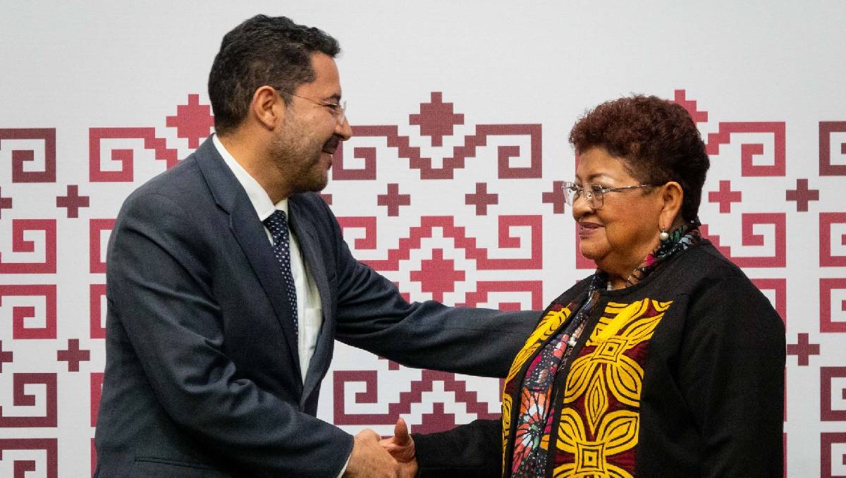 Martí Batres y Ernestina Godoy | (Cuartoscuro)