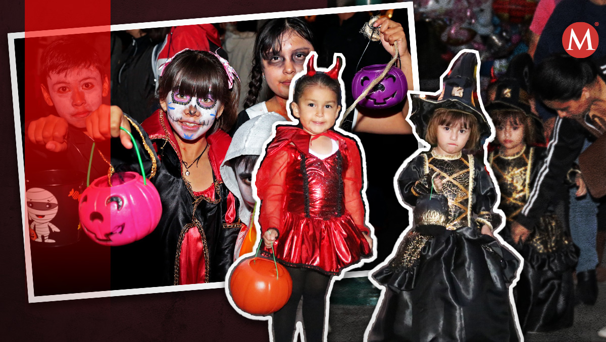 Estos días se sale a pedir dulces por Día de Muertos en Puebla | Agencia Enfoque | Diseño Milenio
