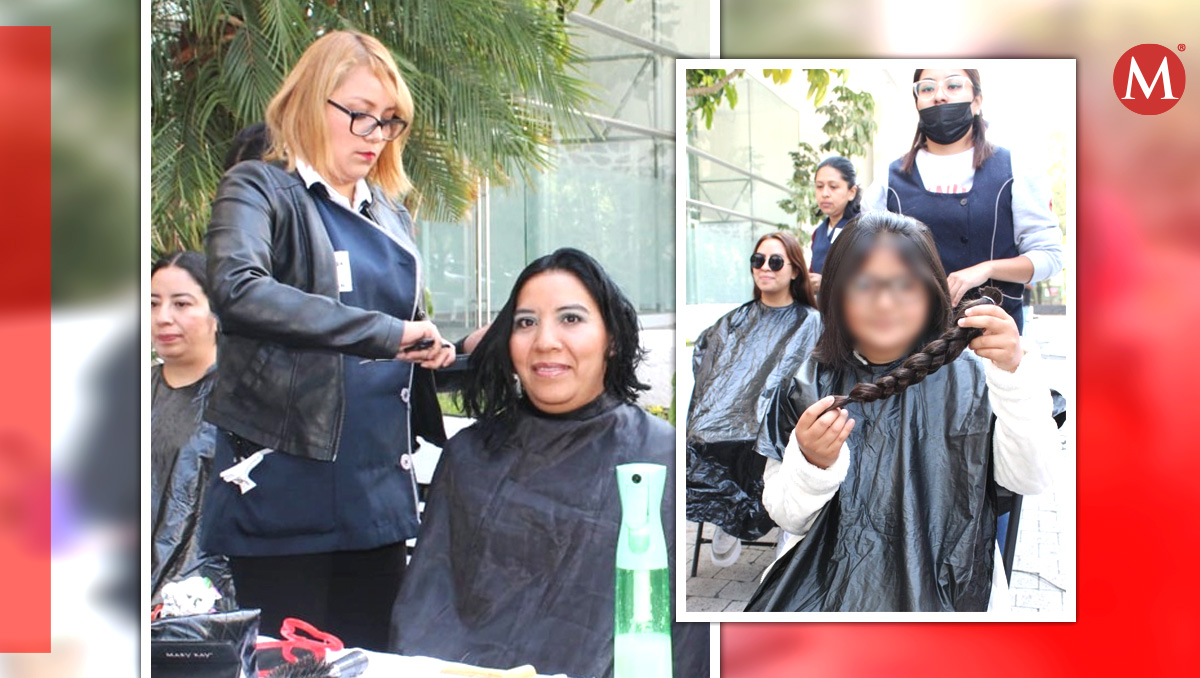 Mujeres y niñas donaron cabello para apoyar a mujeres con cáncer | (Diseño: Milenio)