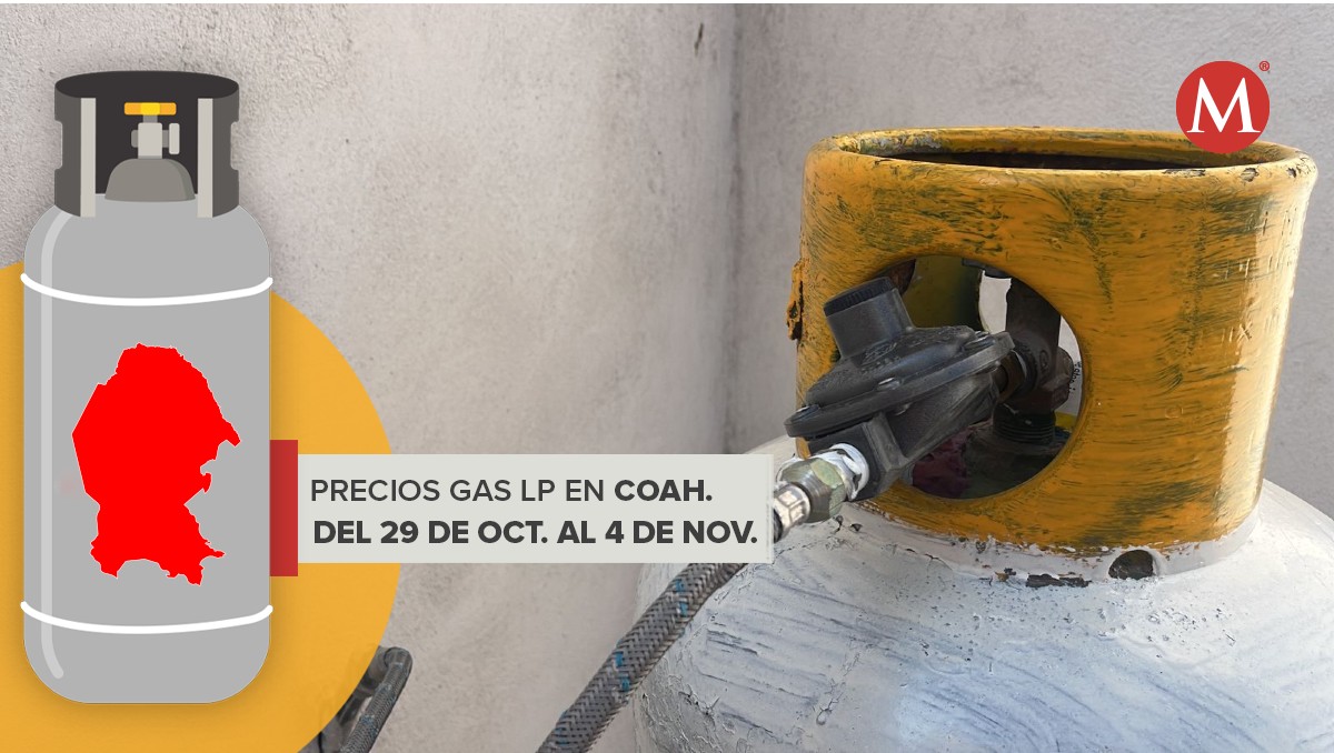 Precio gas LP en Coahuila del 29 de octubre al 4 de noviembre. | Especial