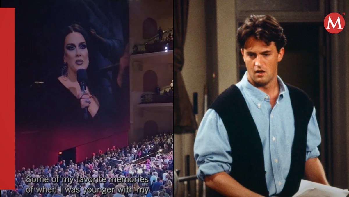 Adele rinde homenaje a Matthew Perry