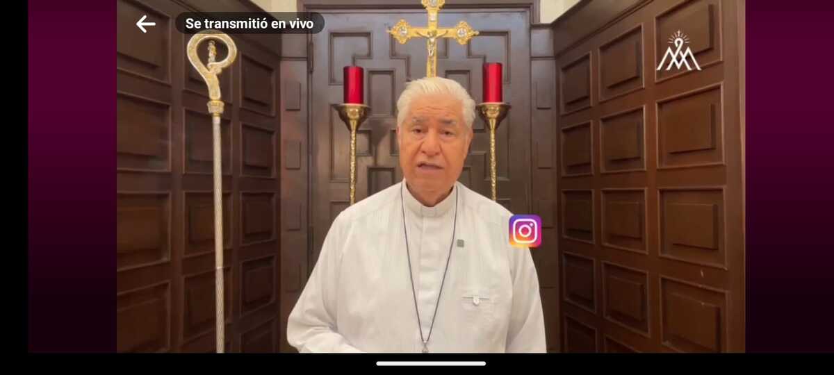 El arzobispo hizo un llamado a las parroquias para que realicen colectas. Foto: Especial