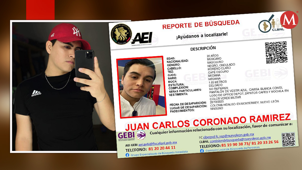 La familia del joven de 28 años se encuentra desesperada pues no saben nada de su paradero | Especial
