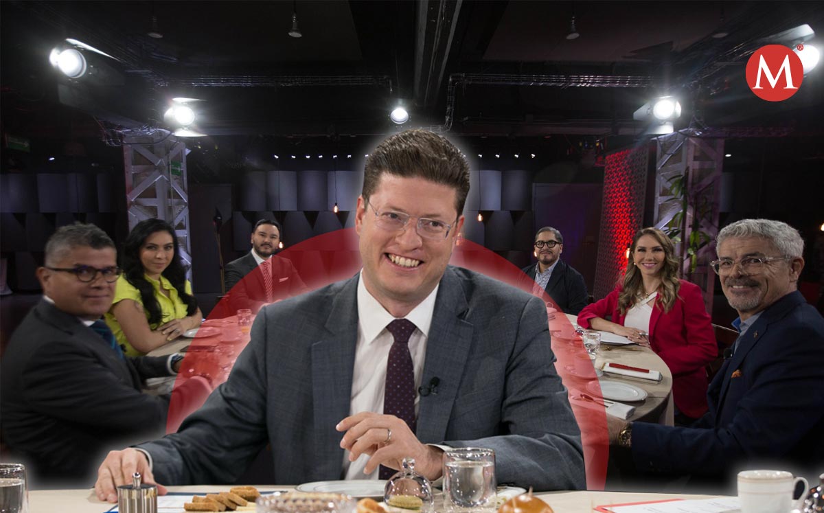 Pablo Vázquez Camacho, titular de la SSC en Café Notivox (Ilustración: Mauricio Ledesma)