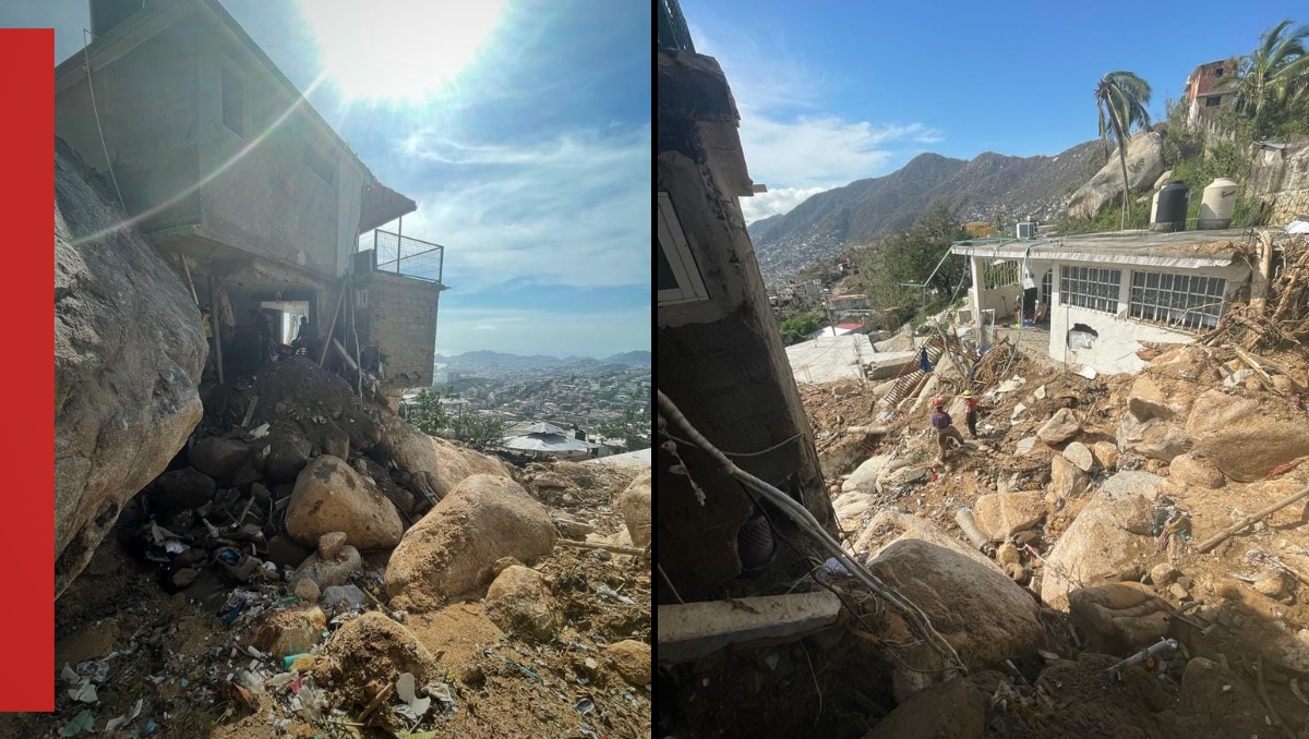Familia completa muere tras caerle una pesada roca a su casa por el huracán Otis | ESPECIAL