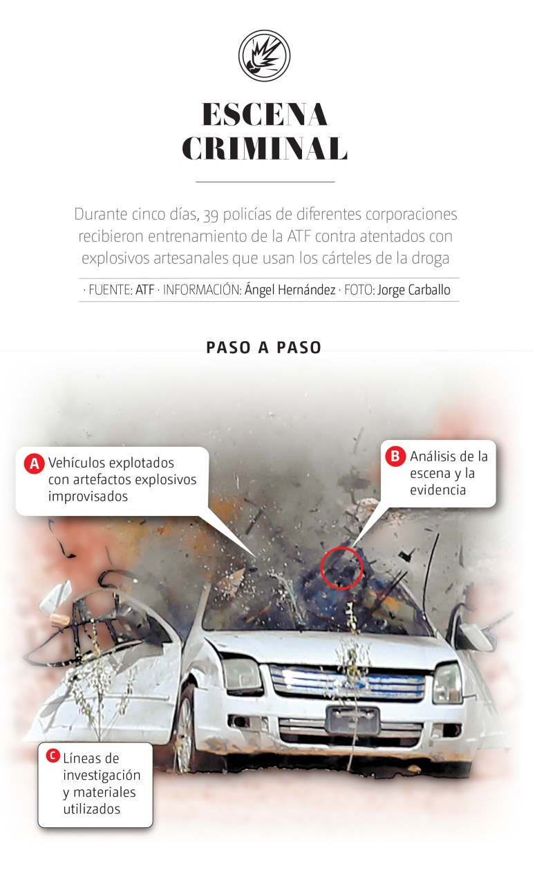 Vehículos chatarra, donados por el gobierno de Yucatán, fueron explotados.