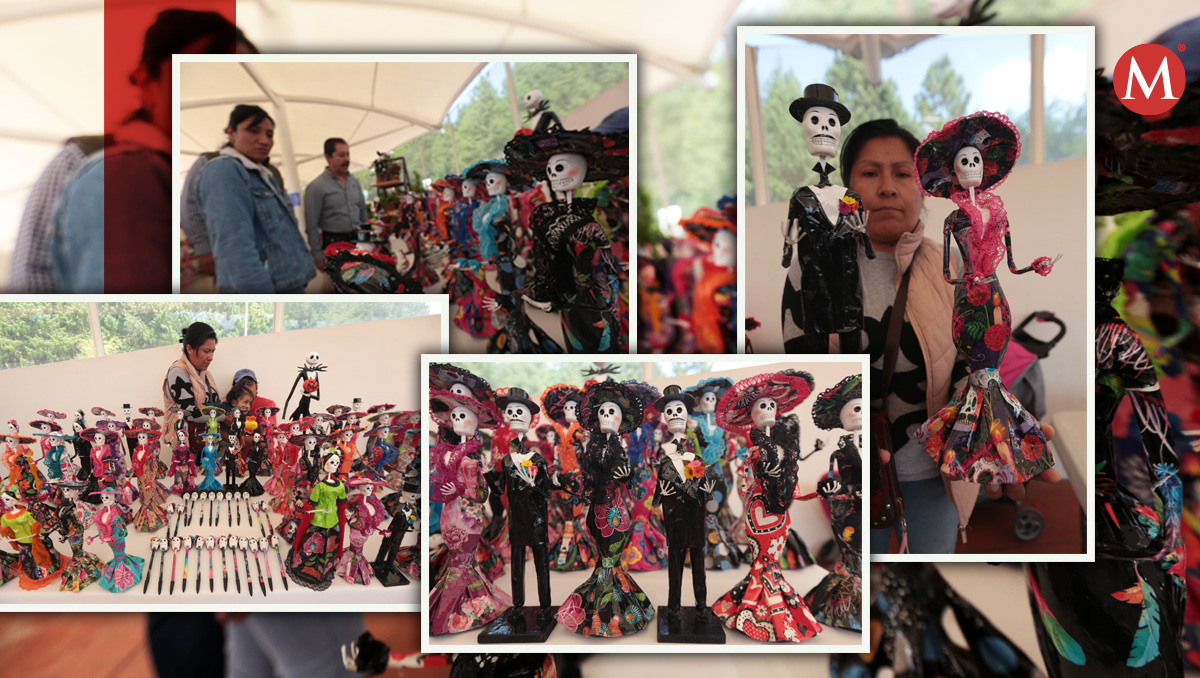 Arte Catri elaboran catrinas en Toluca.| Fotos (Tania Contreras)