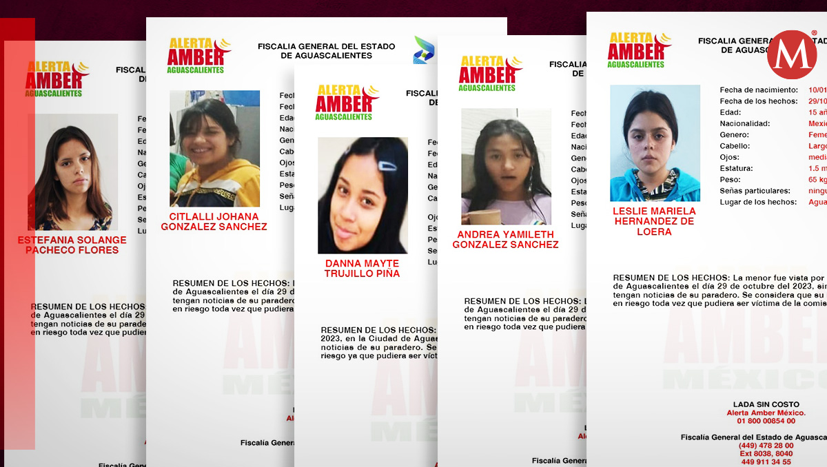 Emiten alerta Amber en Aguascalientes por desaparición de menores | Liberto Ureña