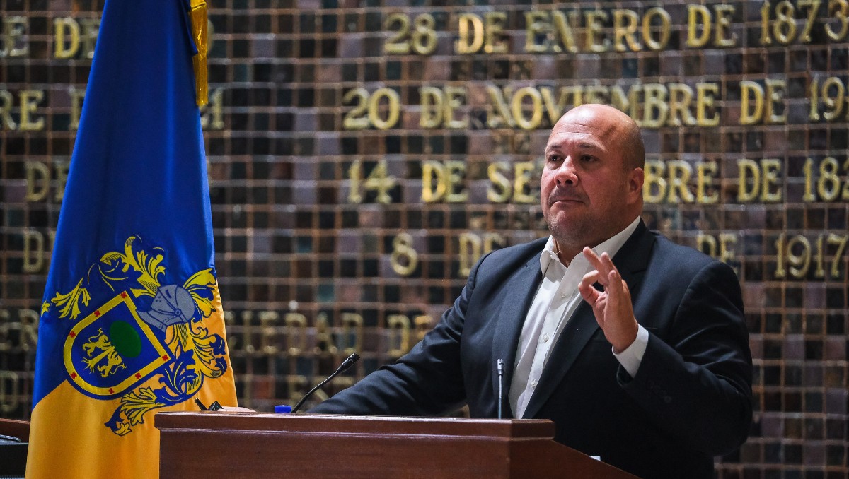 Enrique Alfaro en el Congreso de Jalisco (Cortesía)
