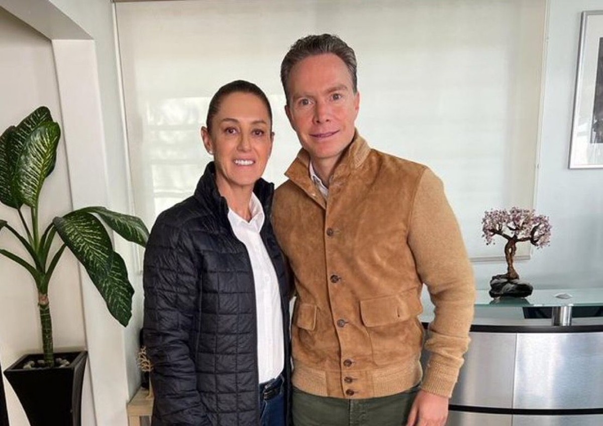 Manuel Velasco y Claudia Sheinbaum. (Twitter)