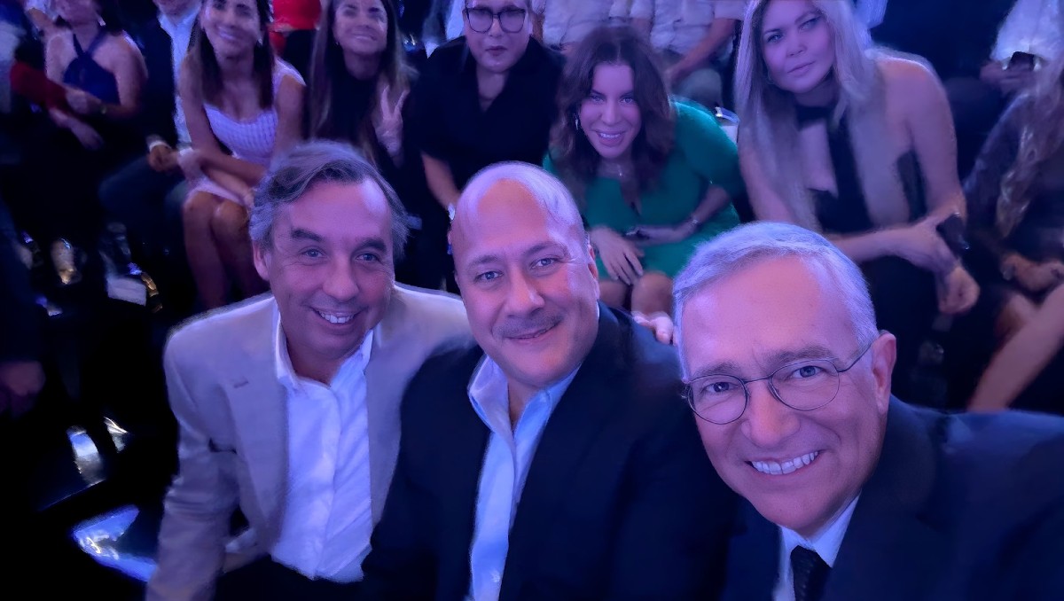 Ricardo Salinas Pliego compartió evento con Enrique Alfaro y Emilio Azcárraga (X @RicardoBSalinas)