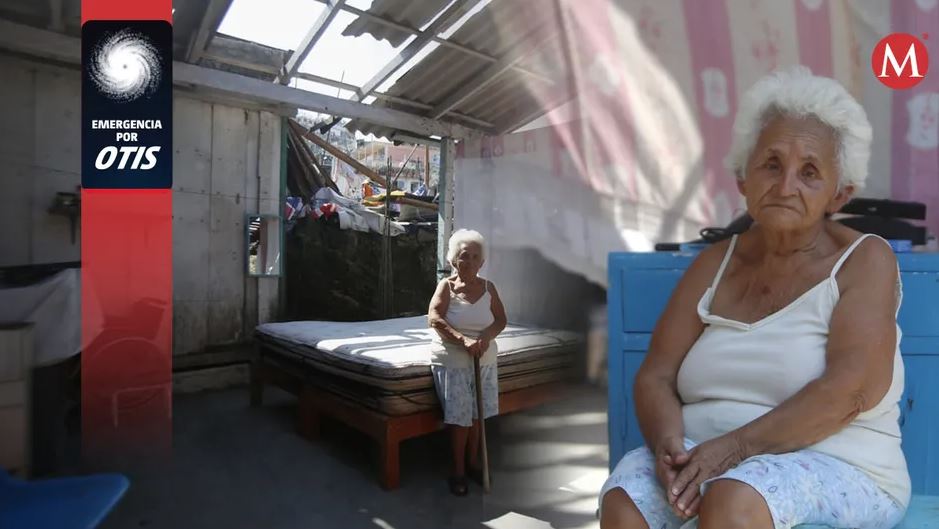 La tragedia de doña Conchita; sin techo, casa, bienes ni dinero tras ‘Otis’