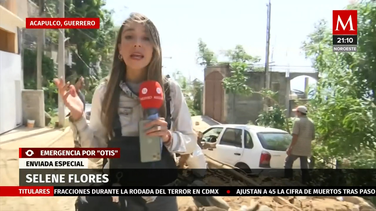 Las zonas altas de Guerrero sufrieron el embate del huracán Otis