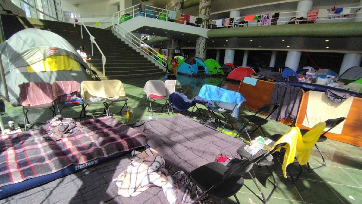 Se adaptó un campamento para los servidores de la nación que realizan el censo. | Ariana Pérez