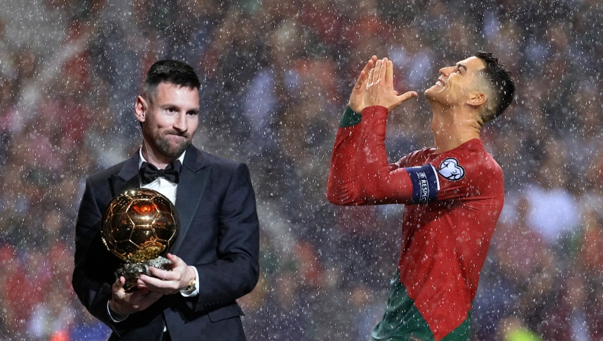 ¿Cristiano Ronaldo se burló de Lionel Messi por su octavo Balón de Oro? (AP)