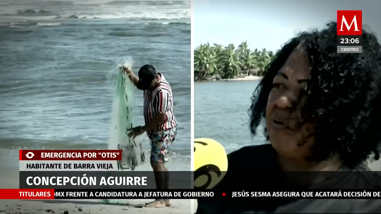 Damnificados deciden ir a pescar por falta de alimentos en Guerrero