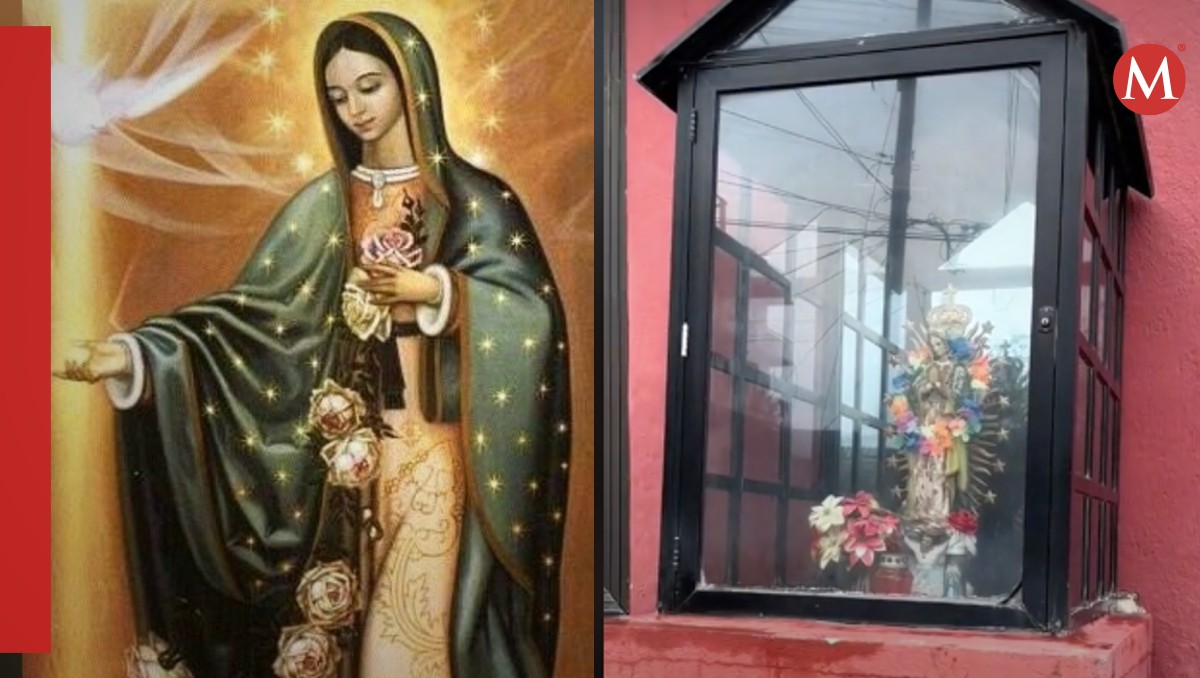 Nichos de la Virgen de Guadalupe sin daños por huracán Otis. | ESPECIAL