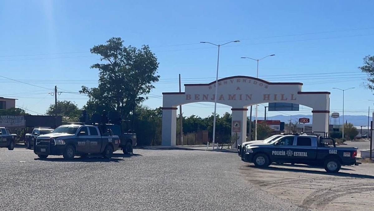 Se reportó la detonación de armas de grueso calibre durante la madrugada en Benjamín Hill, Sonora. | Especial