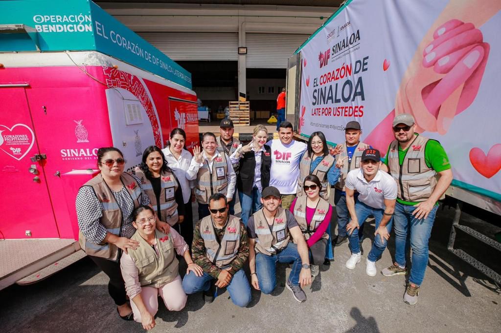 Sinaloa envía brigada humanitaria para damnificados por huracán 'Otis'. (Especial)