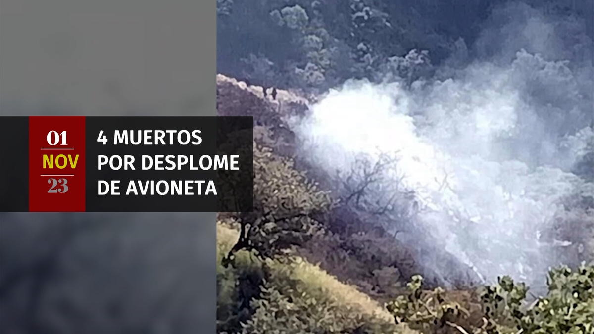 Avioneta se desploma en Morelos; deja 4 muertos. Selene Flores, 01 de noviembre de 2023