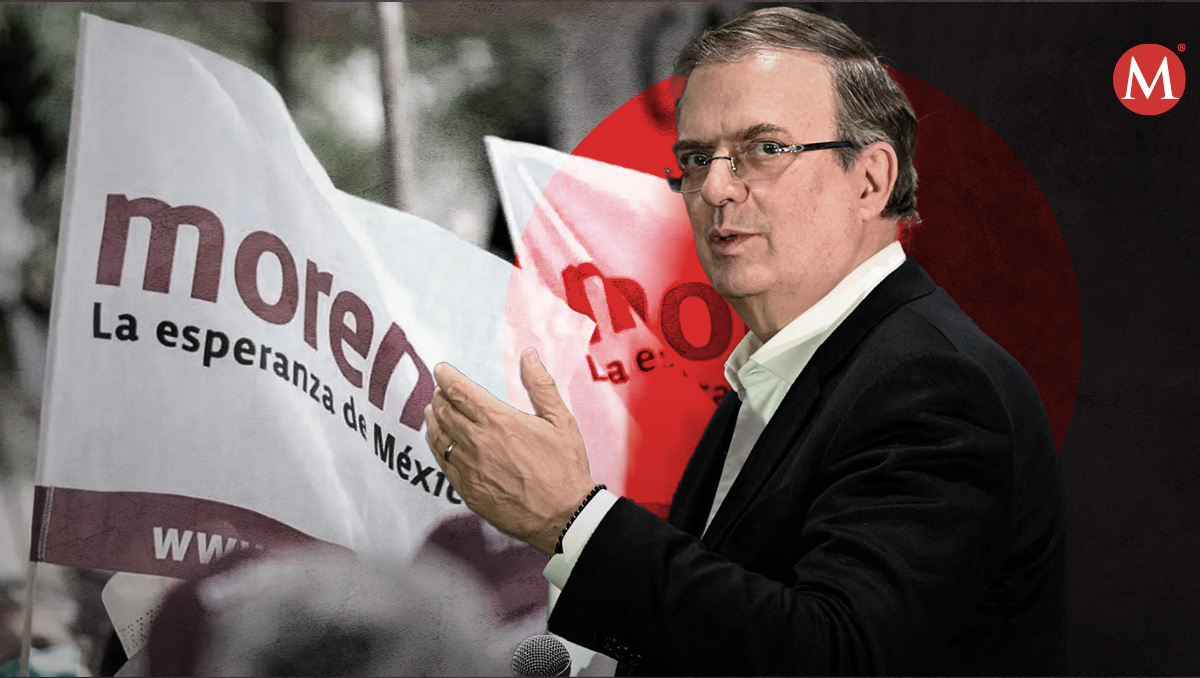 Ebrard, sin definir su futuro político. (Diseño: Óscar Ávila)