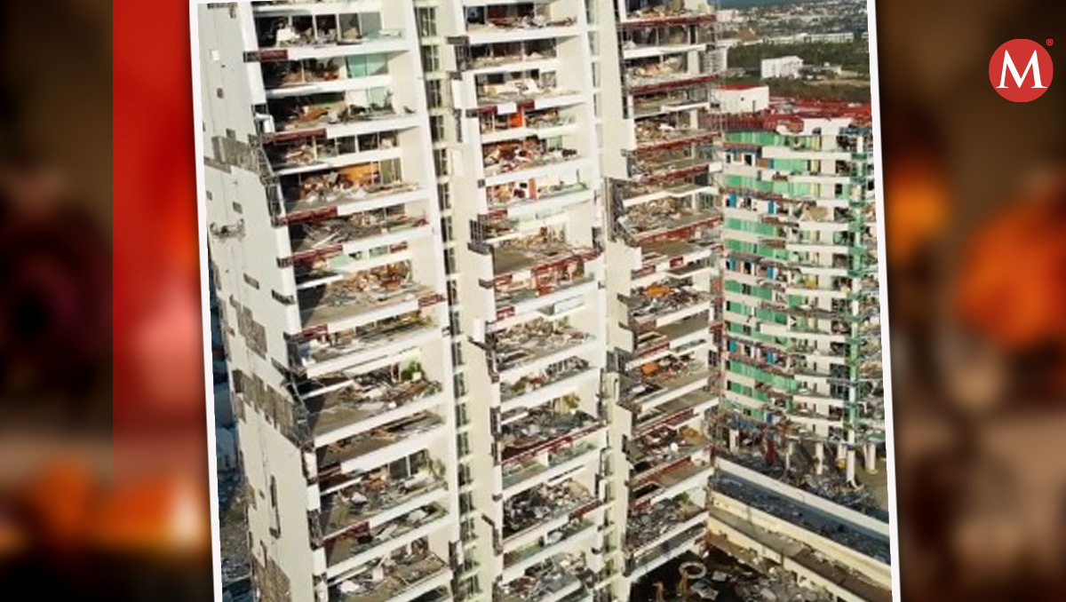 Huracán Otis deja afectaciones en grandes edificios | Captura