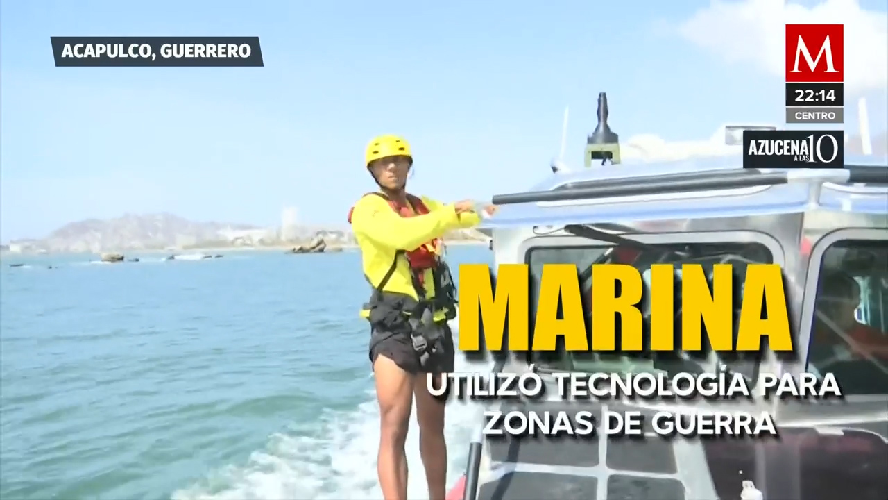 Marina utiliza tecnología de guerra para buscar a marineros desaparecidos