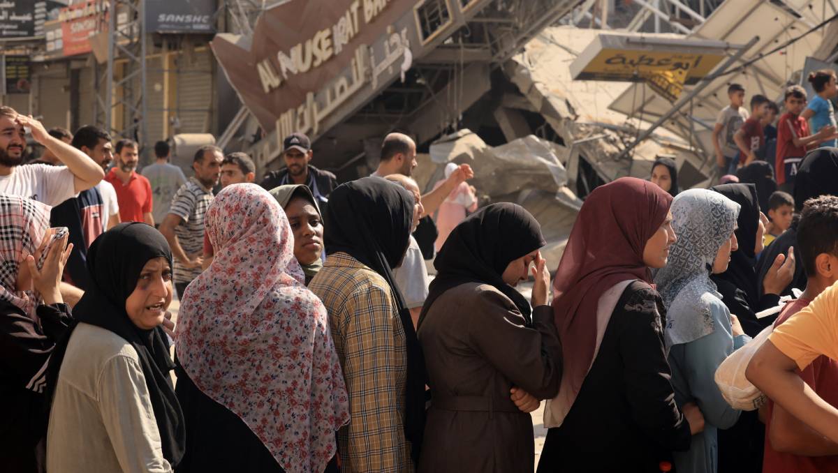 Víctimas del bombardeo a un campo de refugiados en Gaza | AFP