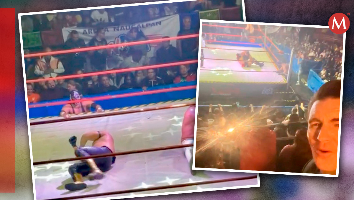 Drake Bell presentó a un luchador en la Arena Naucalpan | (Diseño: Mielenio)