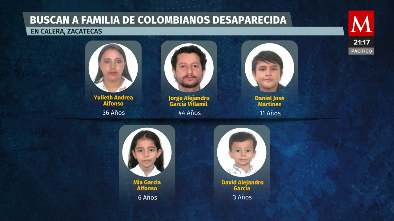5 integrantes de una familia colombiana son secuestrados en Zacatecas