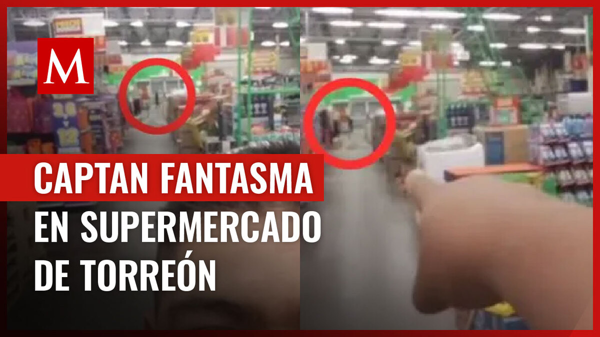 Empleado de una tienda de autoservicio captó un supuesto fantasma; el clip se volvió viral