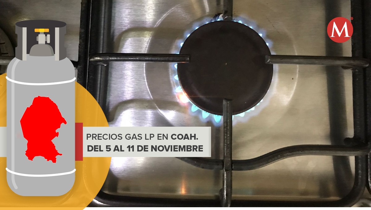 Precio del gas LP en Coahuila del 5 al 11 de noviembre. | Especial