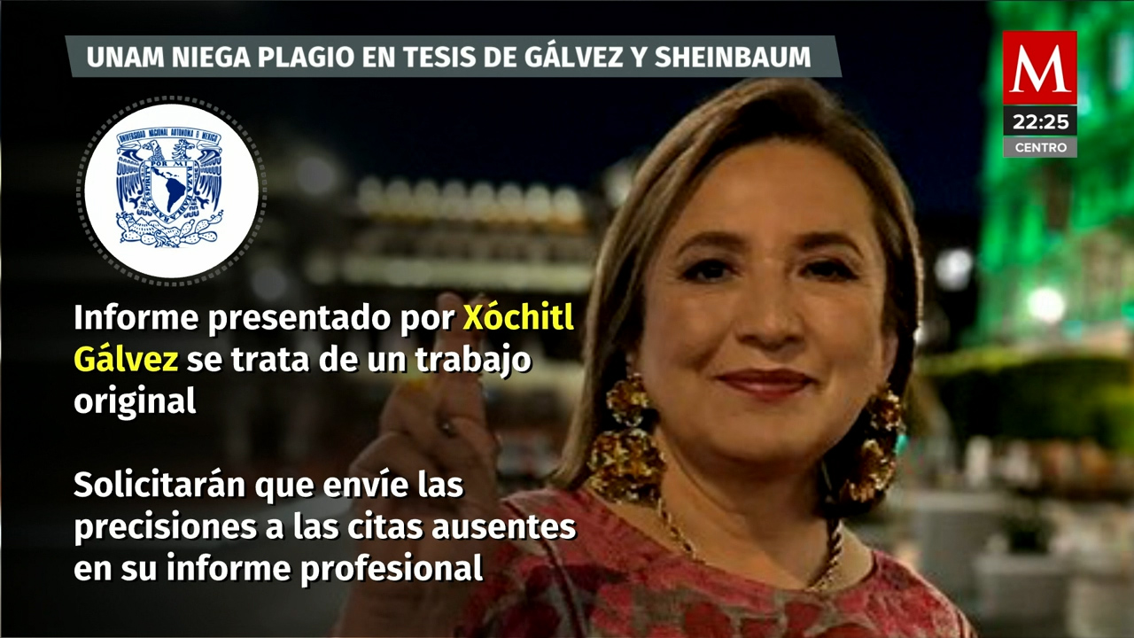 La UNAM concluye que ni Claudia Sheinbaum ni Xóchitl Gálvez robaron su tesis