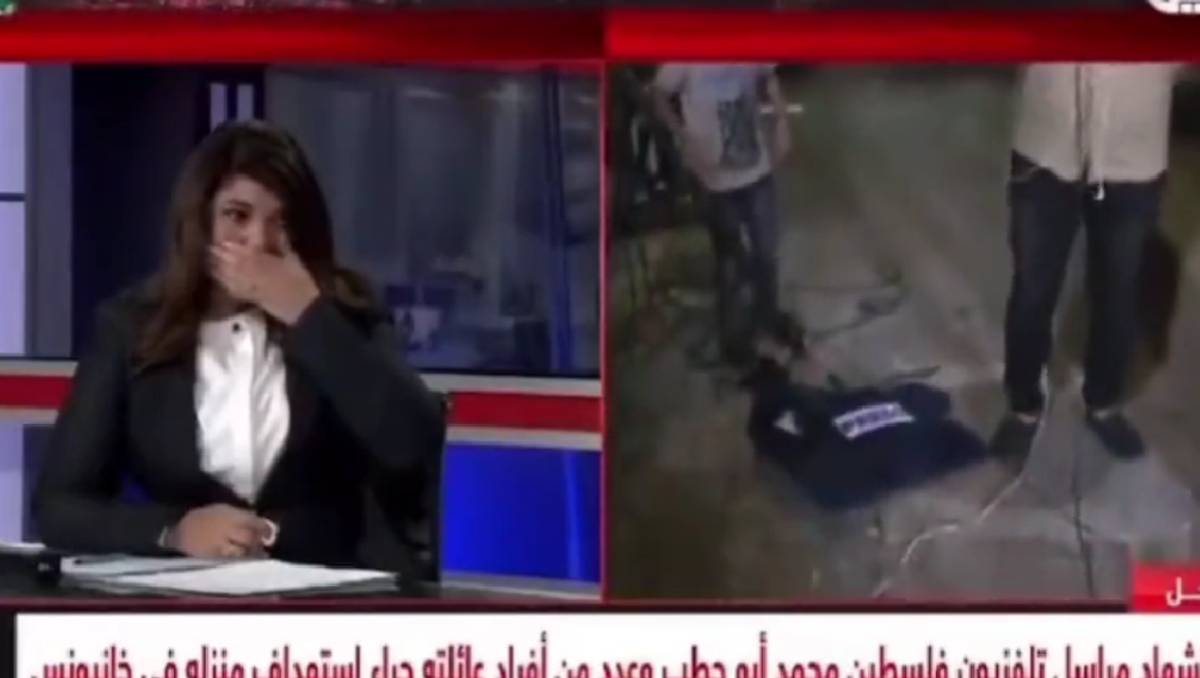 Así fue la protesta del periodista en Palestine TV | Especial