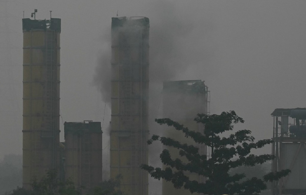 Contaminación en Nueva Delhi (AFP)