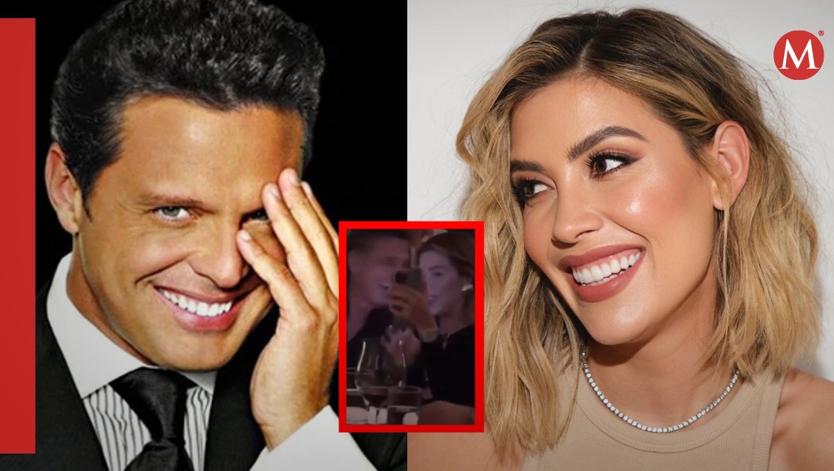 Luis Miguel y Michelle Salas conviviendo en restaurante | Captura