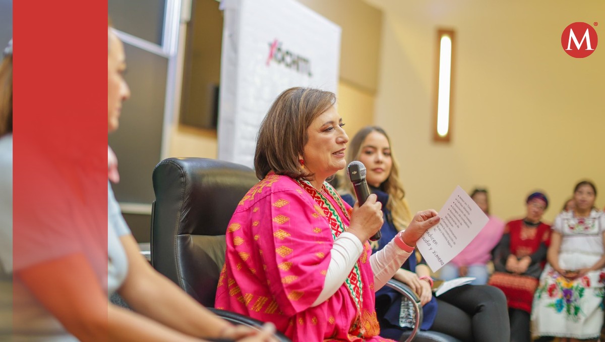 La responsable del Frente Amplio por México, Xóchitl Gálvez, en un encuentro con mujeres. | @XochitlGalvez
