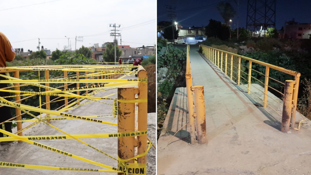 Vecinos de Chimalhuacán reabren puente que cruza Río de Compañía | Especial