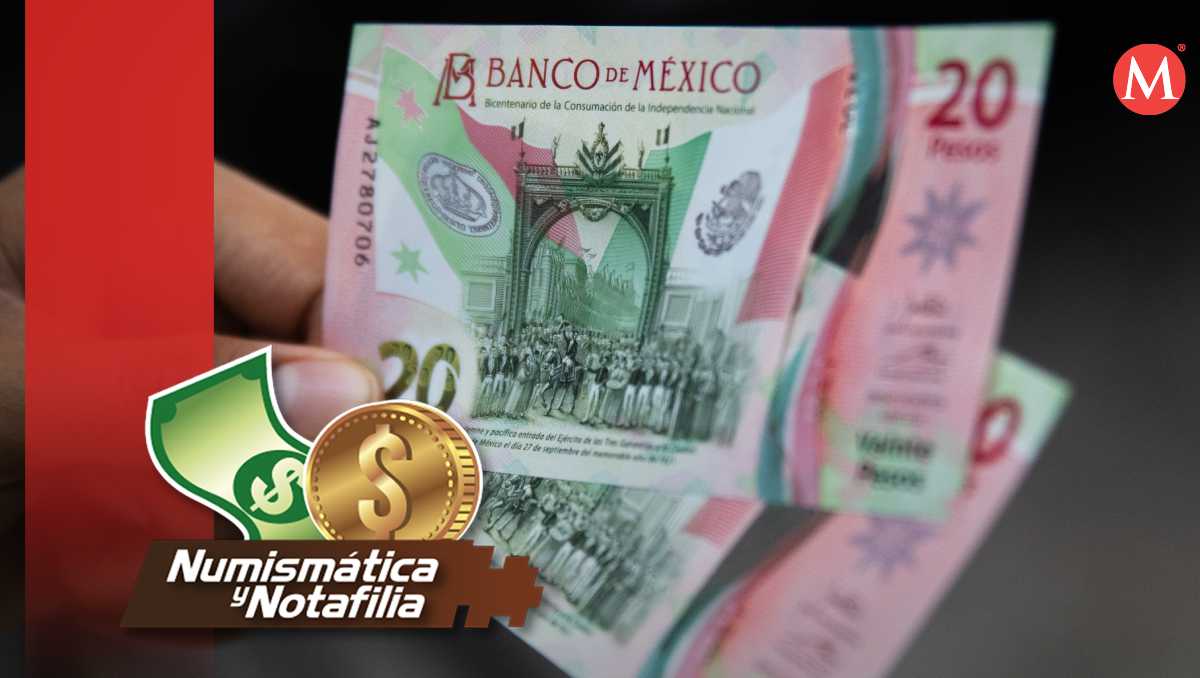 La colección de 26 billetes de 20 pesos cada uno da un total de 520 pesos mexicanos. | Milenio Digita y Cuartoscuro