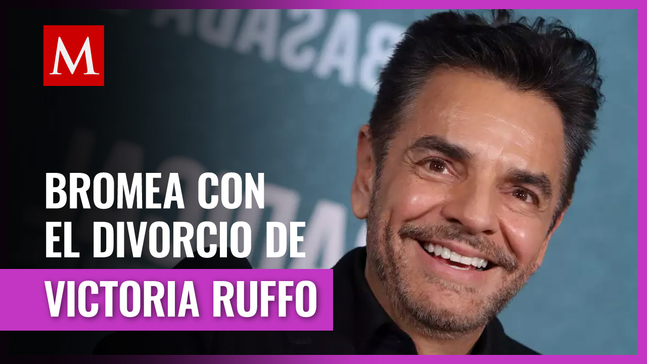 Eugenio Derbez bromea con el supuesto divorcio de Victoria Ruffo