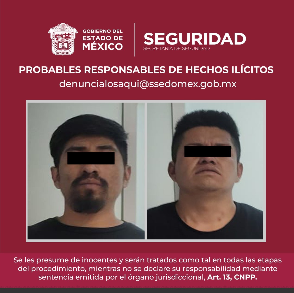 Fueron presentados al Ministerio Público.| (Especial)
