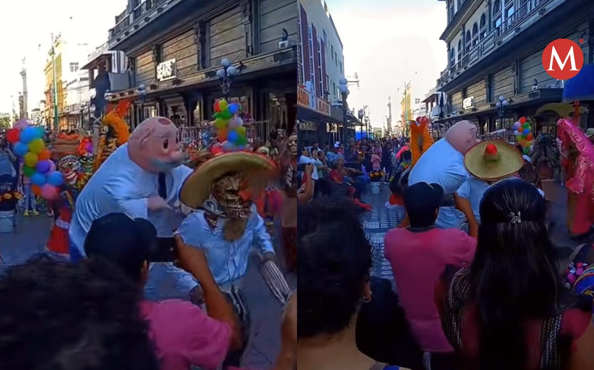 Graban a Dr Simi bailando danza de Xantolo en Tampico