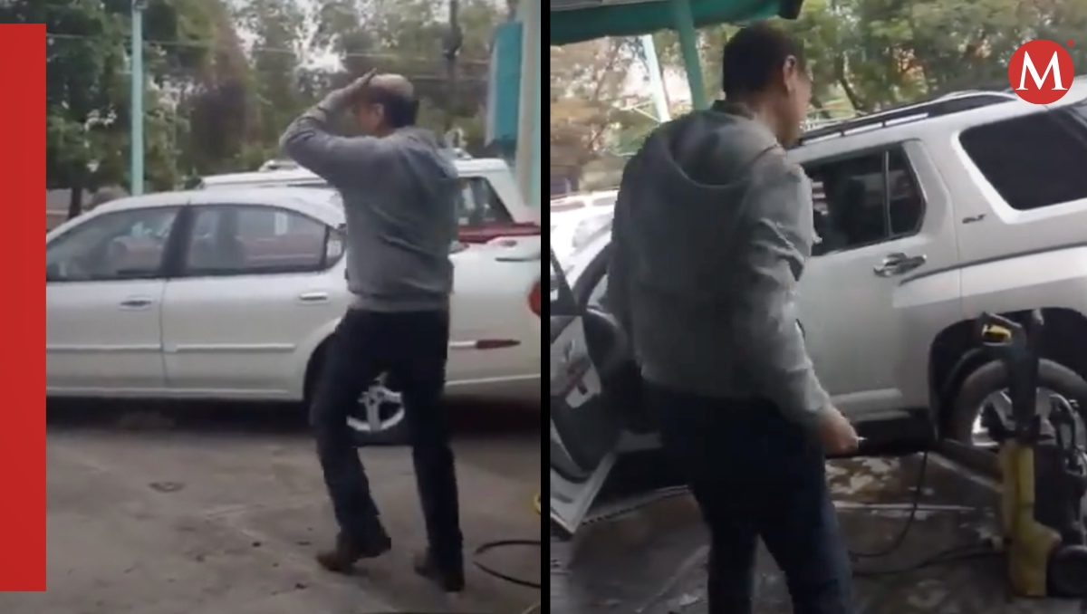 Hombre sufre accidente con su vehículo al caer en una fosa | ESPECIAL